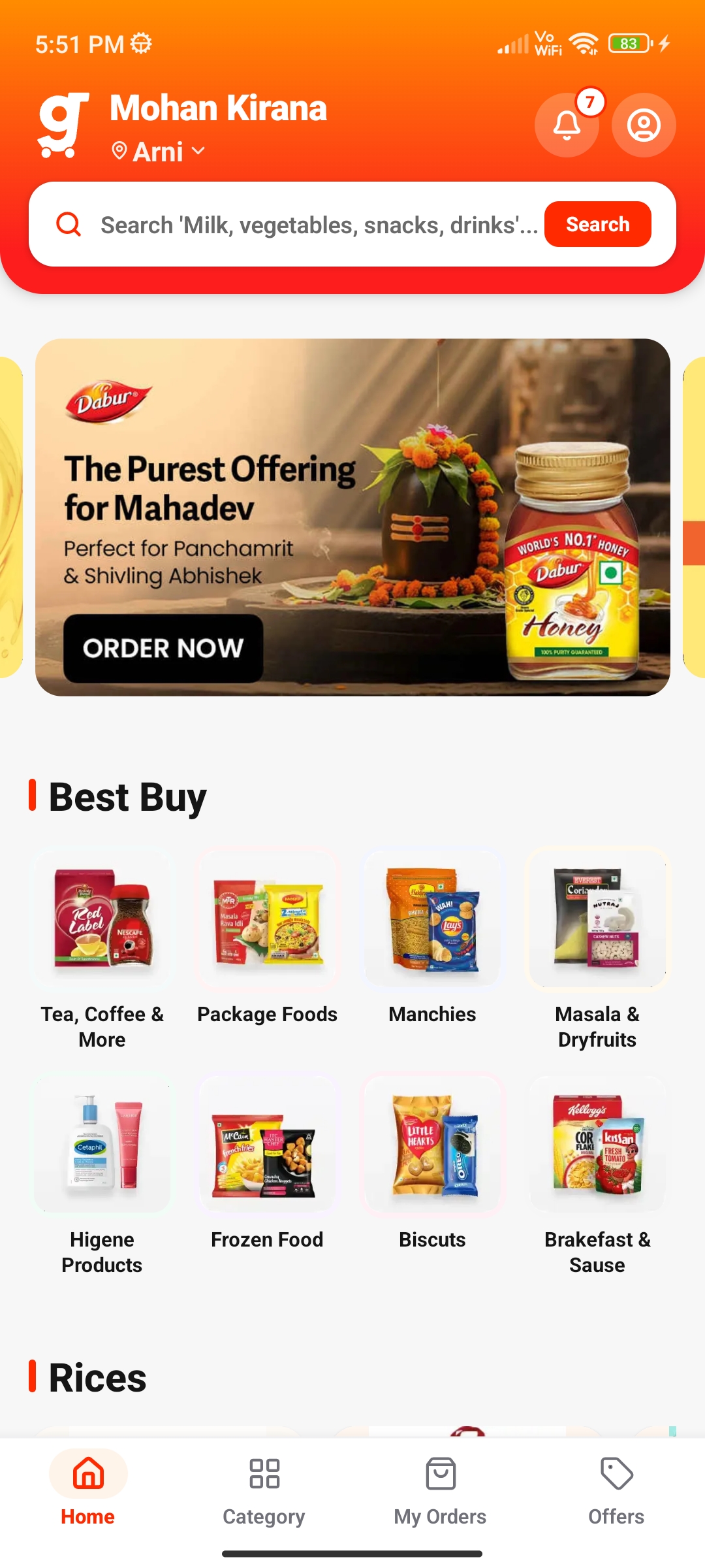 Grozho Customer App